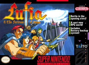 Lufia & the Fortress of Doom (USA) (Beta) box cover front